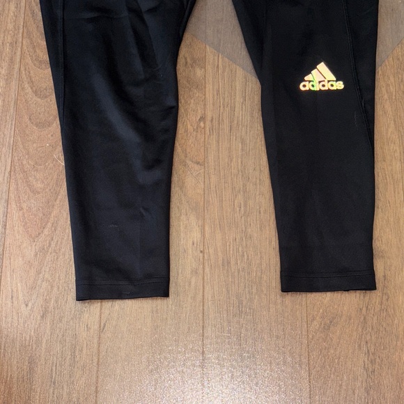 Adidas Women’s Black Active Leggings Plus Size 1X Athletic Pants - Picture 2 of 8